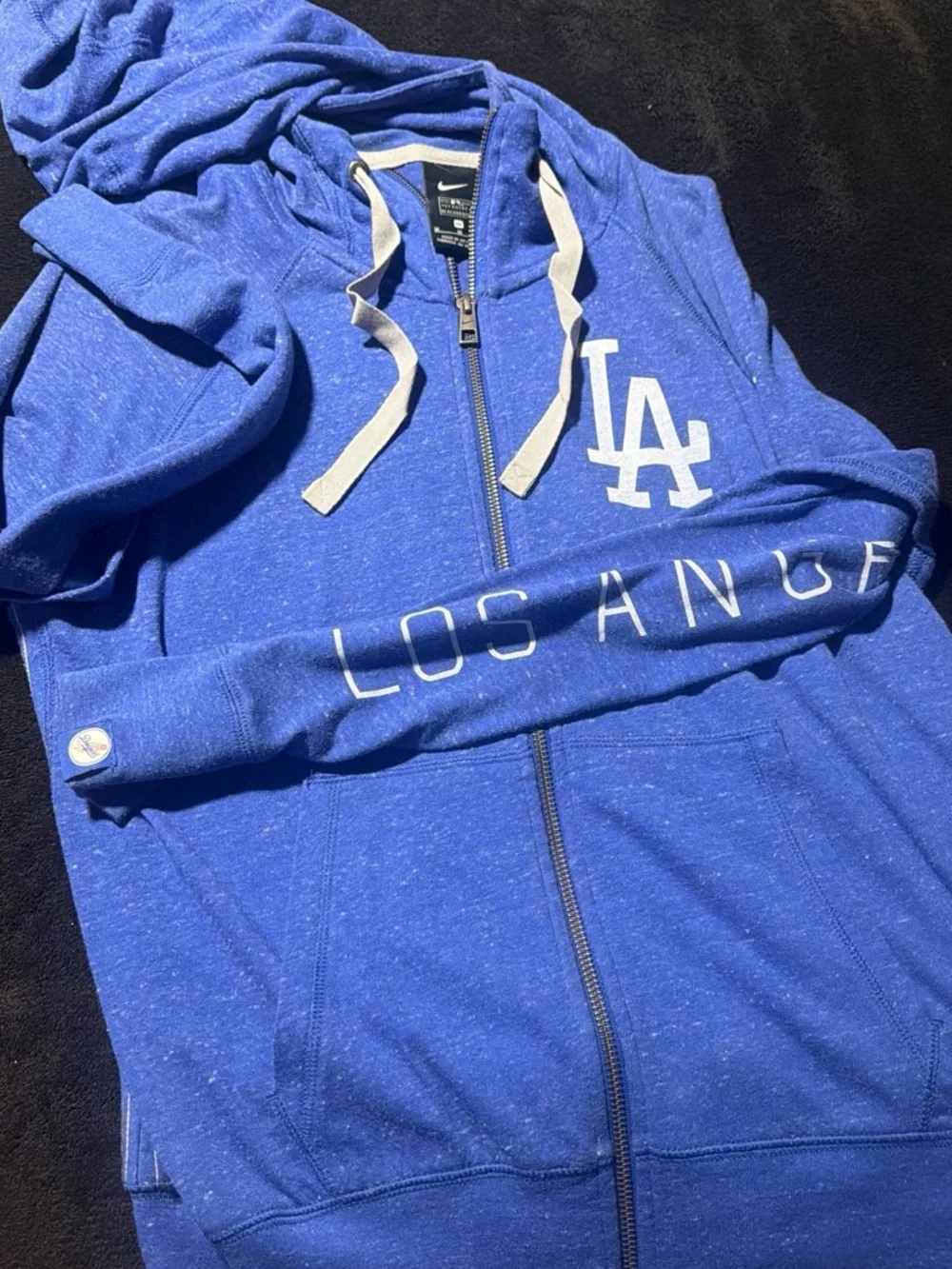 Nike Royal Blue Zip-Up Hoodie